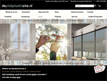 Tablet Screenshot of deplakplasticsite.nl